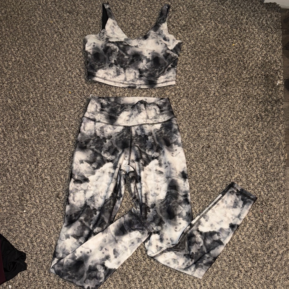 Joe Fresh Monochrome Tie-Dye Leggings Set